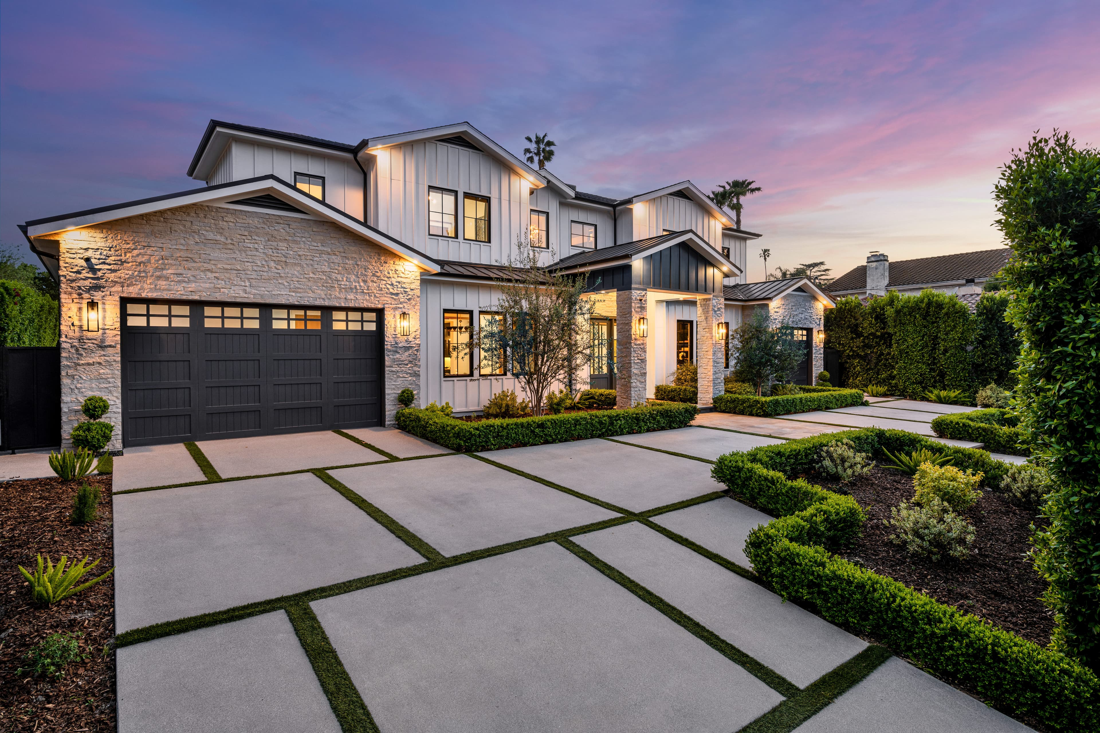 Aerial view of a Calgary residential property